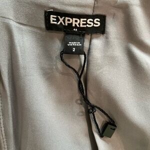 Express Pencil Skirt Plaid Black High Waist Size 2 Stretch Academic Preppy